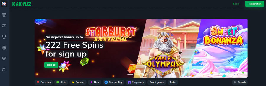 Kaktuz Casino No Deposit Bonus 222 Free Spins
