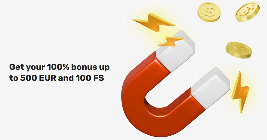 Win: 100% + 100FS za První Vklad