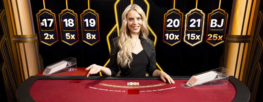 interakcí s živým krupiérem