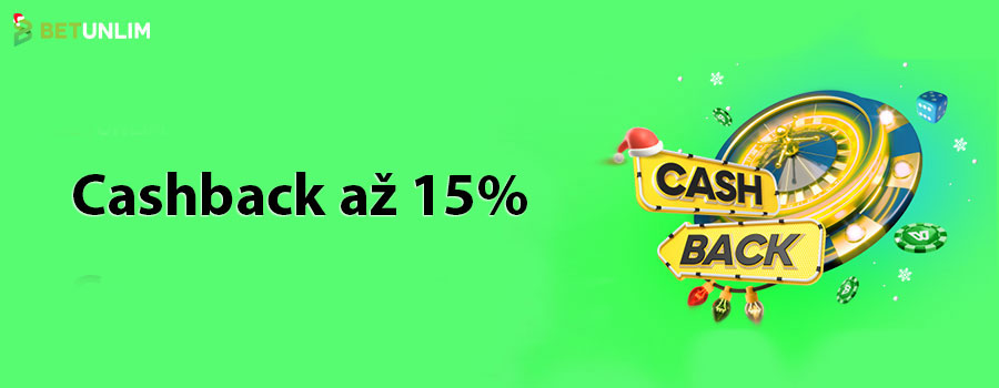 BetUnlim: Cashback až 15%