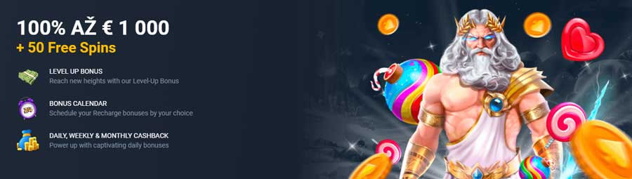 CoinsGame: 100% + 50FS za První Vklad