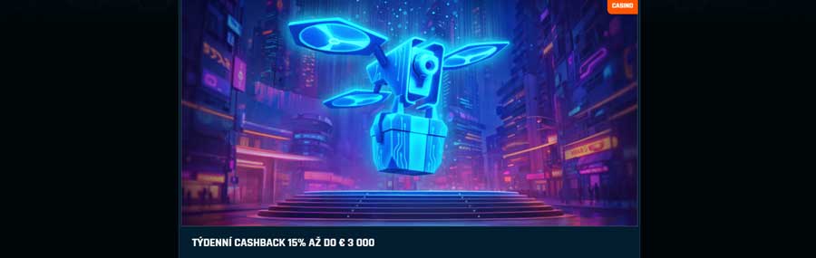 Ninlay: Cashback Kasino až 15%
