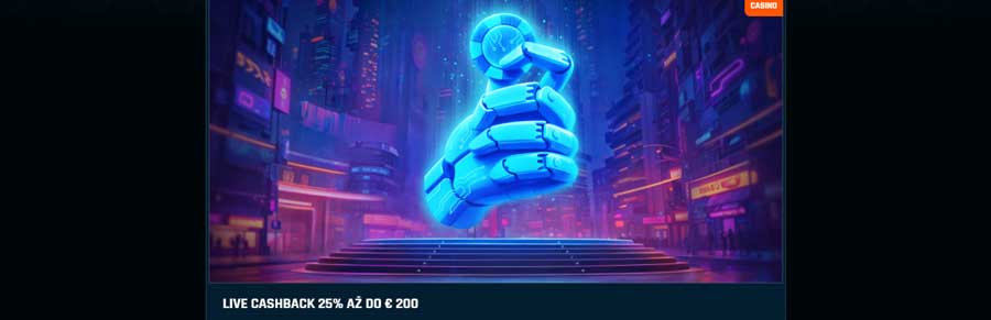 Ninlay casino CZ Cashback Naživo až do 25%