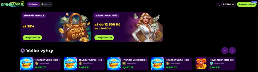 100 Free Spinů Bez Vkladu ve Spinmama Casino