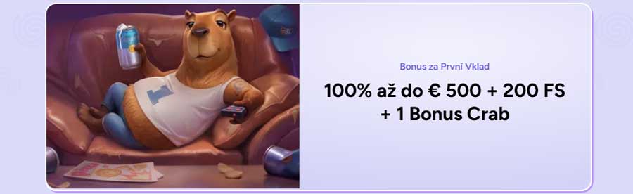 Spinbara: 100% + 200FS za První Vklad