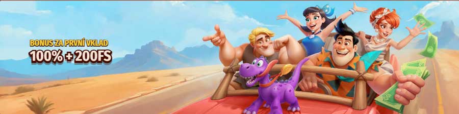 StoneVegas: 100% + 200FS za První Vklad