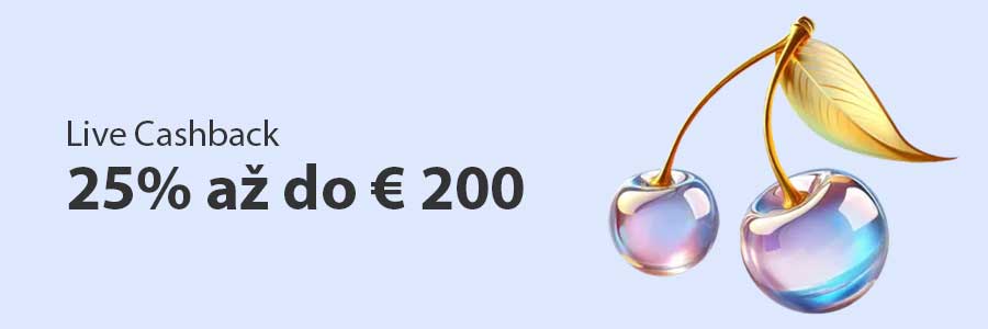 CasinoLab: Cashback Naživo až do 25%