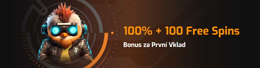 Hugo: 100% + 100FS za První Vklad