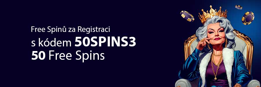 50 Free Spinů za registraci bez vkladu v SpinGranny Casino